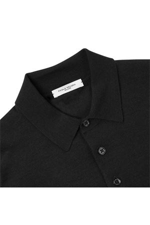 Polo in lana vergine nero PAOLO PECORA | A010F0019000